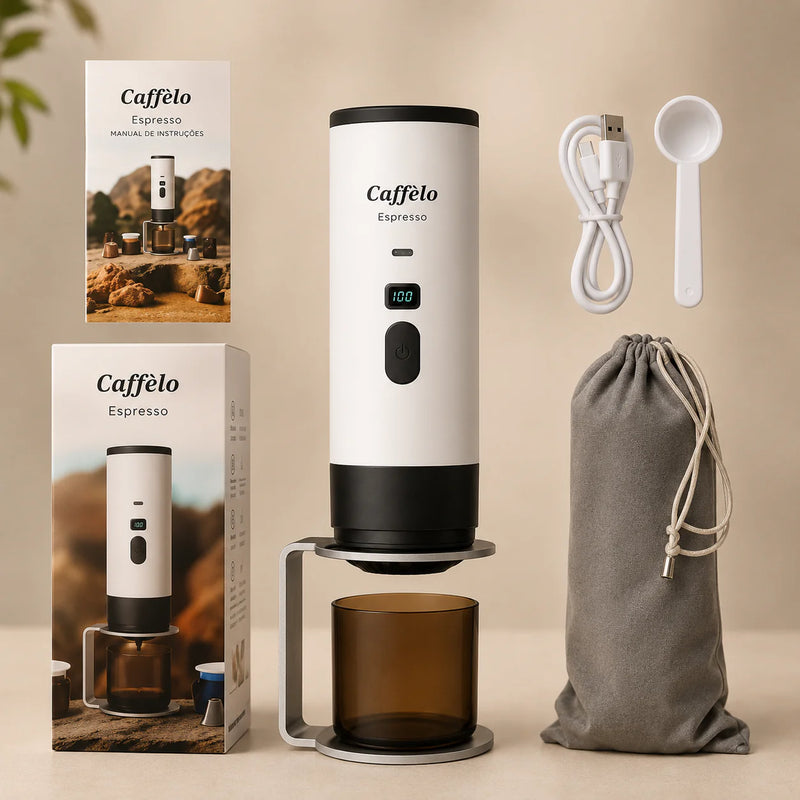Caffèlo Espresso - Máquina de Café Portátil 3 em 1