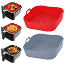 Forma Quadrada Silicone Airfryer 18cm