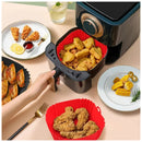 Forma Quadrada Silicone Airfryer 18cm