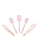 Utensílios de Cozinha Silicone Rosa